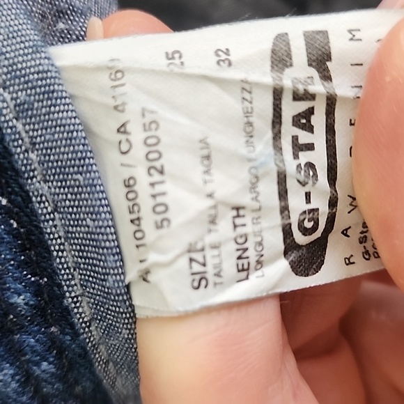 G-Star Colt Chino Straight Y2K Low Rise Jeans W25 I32 XS (33) - Picture 11 of 13